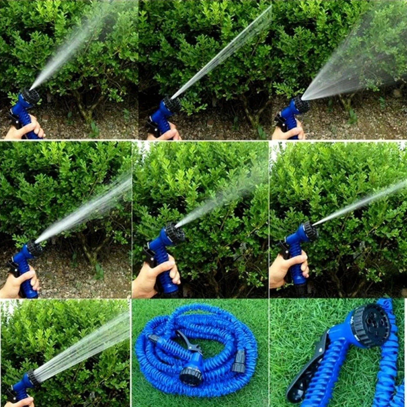 Expandable Pipe with High-Pressure Nozzle for Car Wash, Gardening, and , For Universal Connector 30M/100ft.